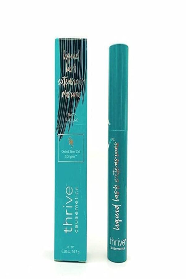 Thrive Causemetics Liquid Lash Extensions Brynn Rich Black .38oz Full Size, 0.38 Ounce