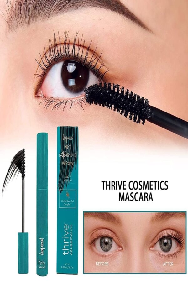 Thrive Causemetics Liquid Lash Extensions Brynn Rich Black .38oz Full Size, 0.38 Ounce - Image 3